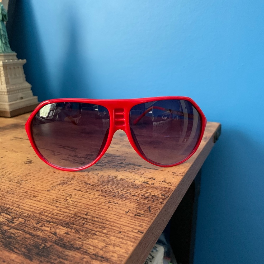 Red sunglasses